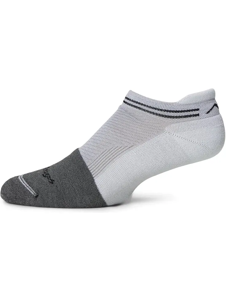 Носки Darn Tough Vermont Steely No Show Tab Lightweight with Cushion w/ Full Cushion Toe Box — изображение 1 из 1, белый