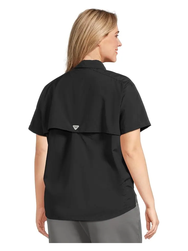 Рубашка Columbia Plus Size Bahama II Short — изображение 3 из 5, черный