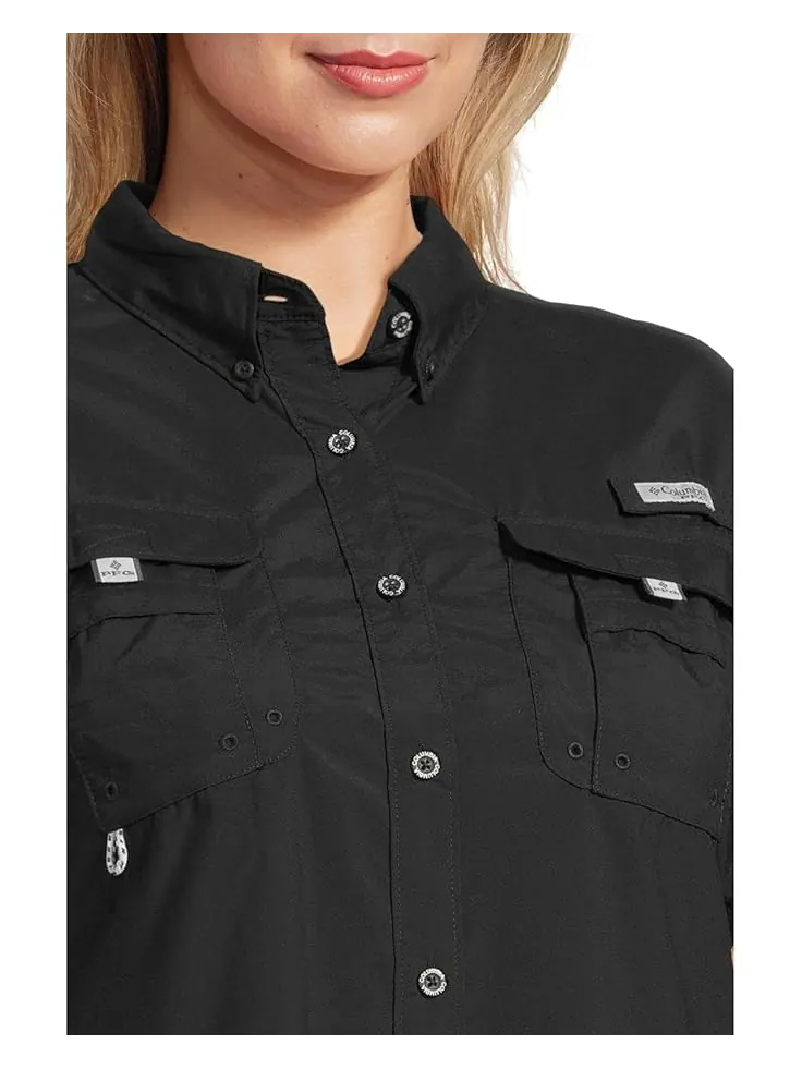 Рубашка Columbia Plus Size Bahama II Short — изображение 4 из 5, черный
