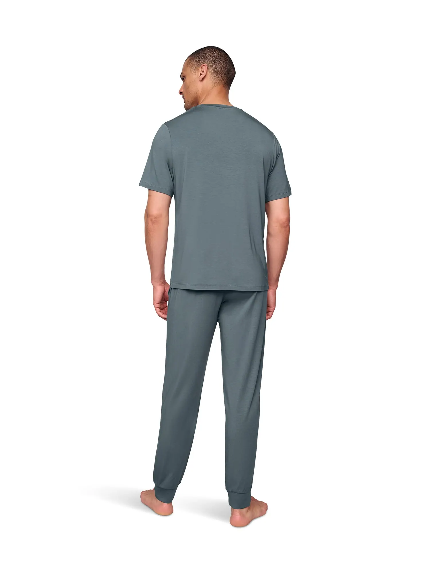 Пижама Eberjey Henry Short Sleeve Pant Pj Set — изображение 2 из 2, синий
