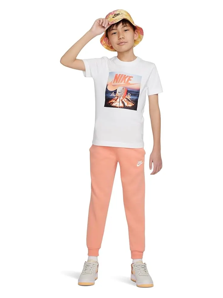 Футболка Nike Kids Sportswear Campfire T-Shirt — изображение 4 из 4, белый