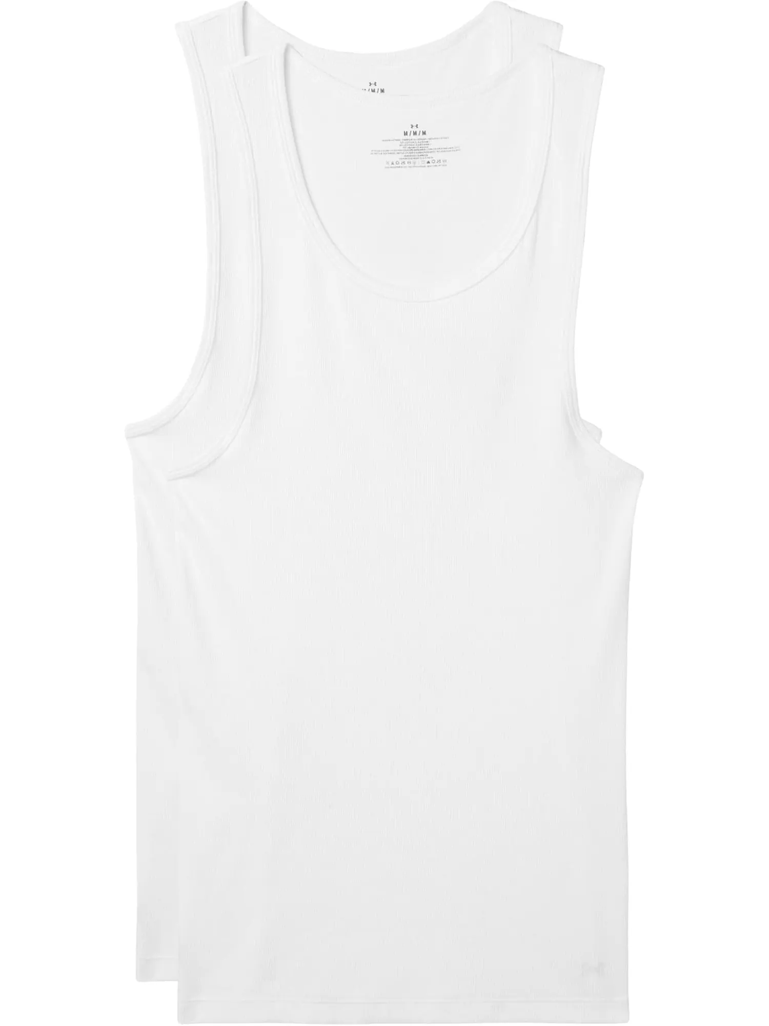 Топ Under Armour Perf Cotton Tank 2-Pack — изображение 1 из 1, белый