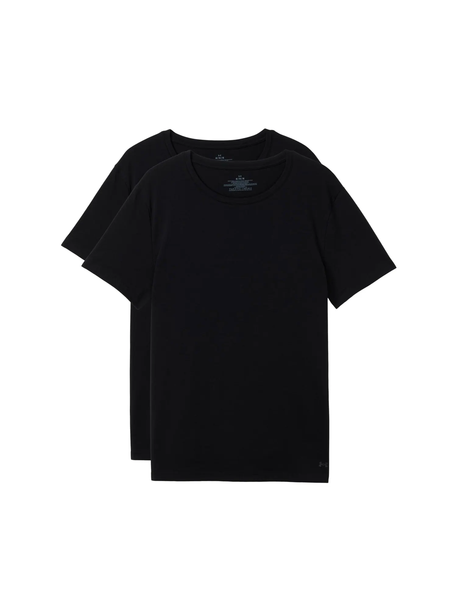 Топ Under Armour Perf Cotton Crew Neck 2-Pack — изображение 1 из 1, черный