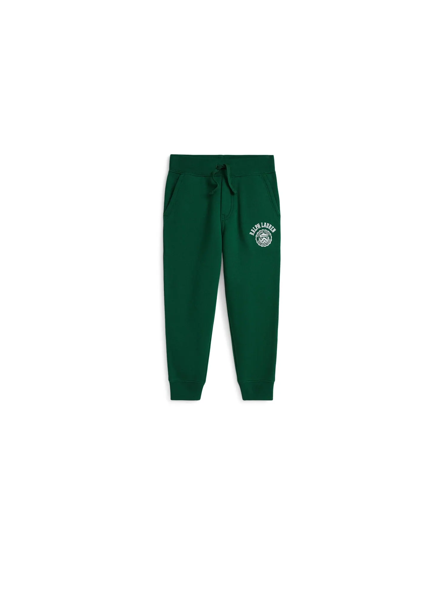 Брюки Polo Ralph Lauren Kids Logo Fleece Jogger Pants — изображение 1 из 2, лесной зеленый