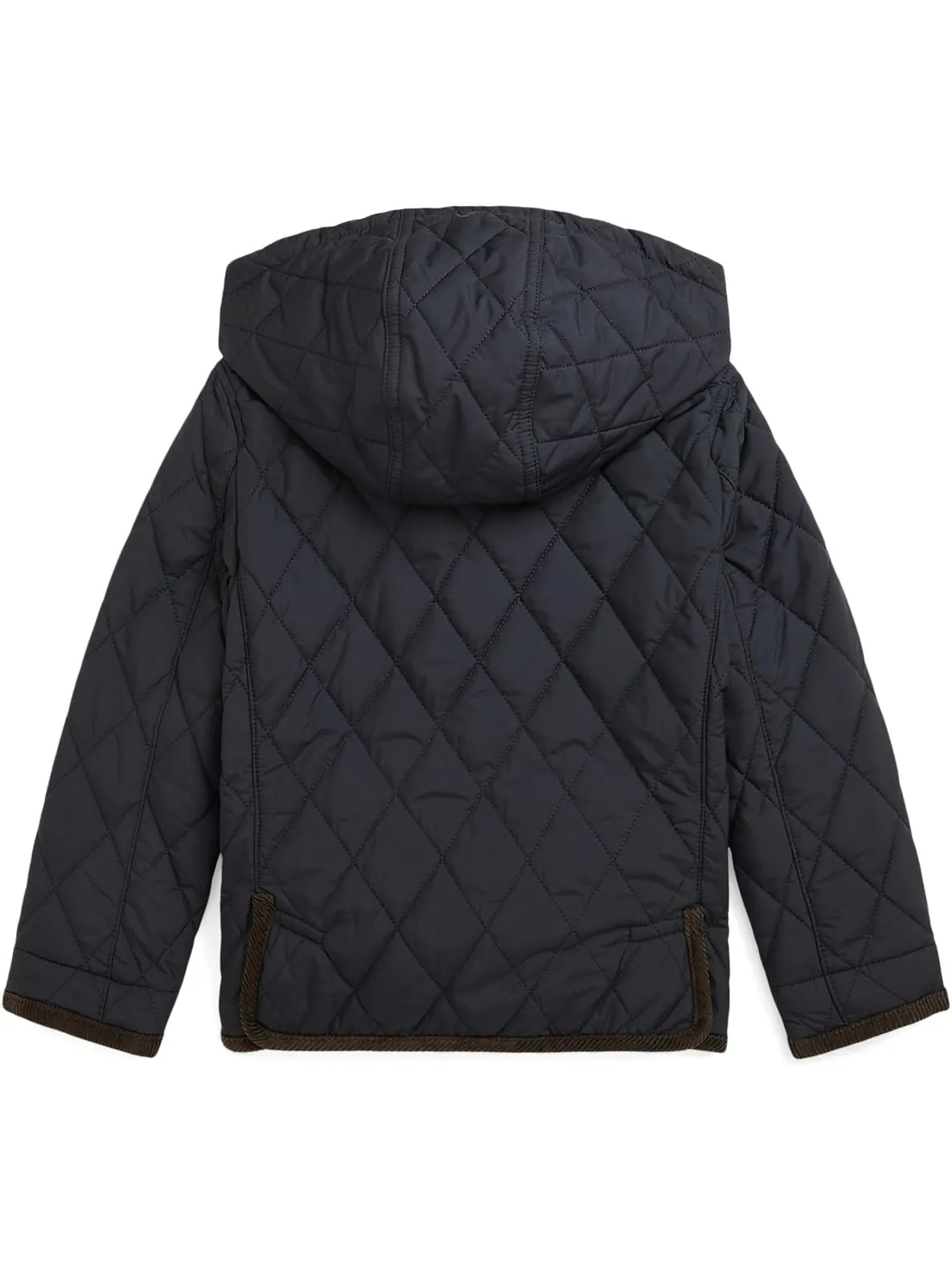 Куртка-амбар с капюшоном Polo Ralph Lauren Kids — изображение 2 из 3, черный