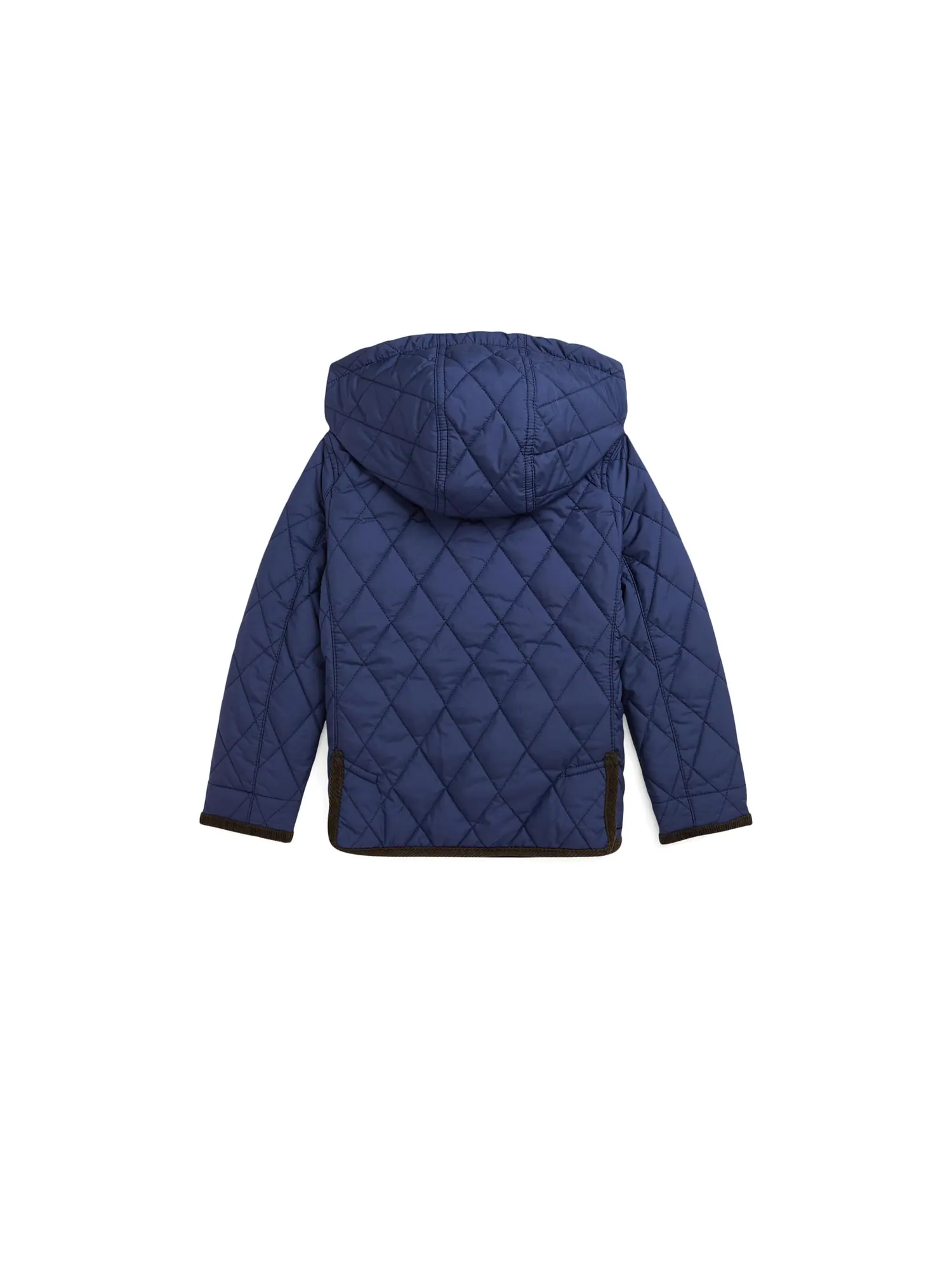 Куртка Polo Ralph Lauren Kids Hooded Barn Jacket — изображение 2 из 4, темно-синий