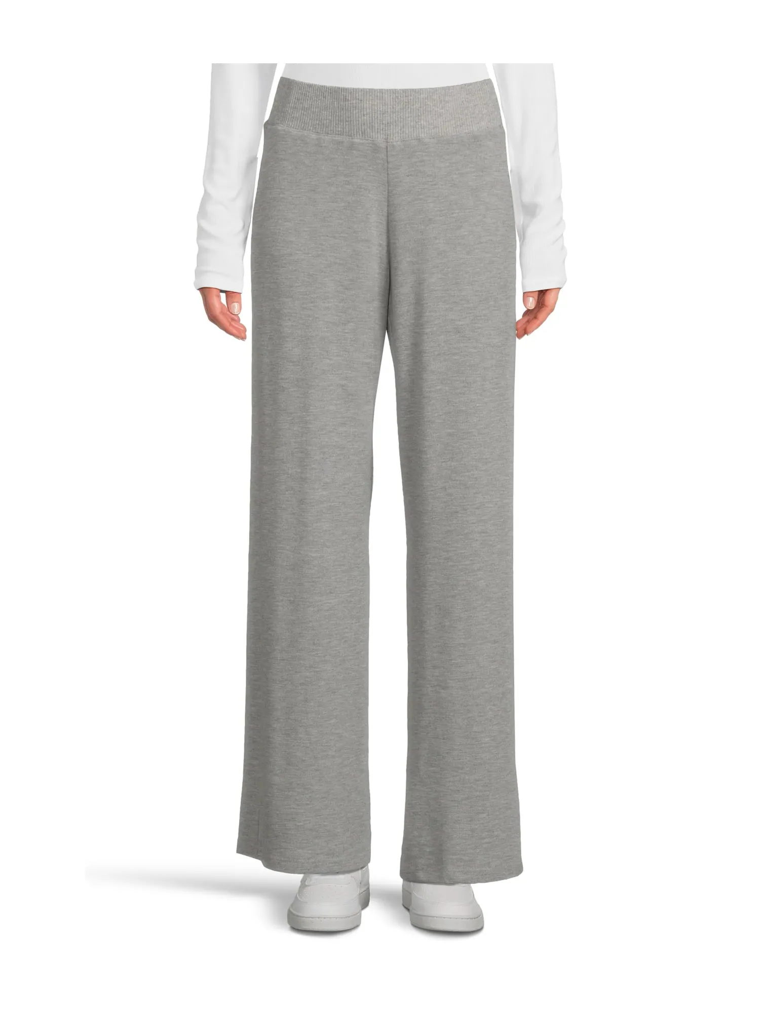 Брюки Michael Stars Jones Wide Leg Pants — изображение 1 из 5, серый