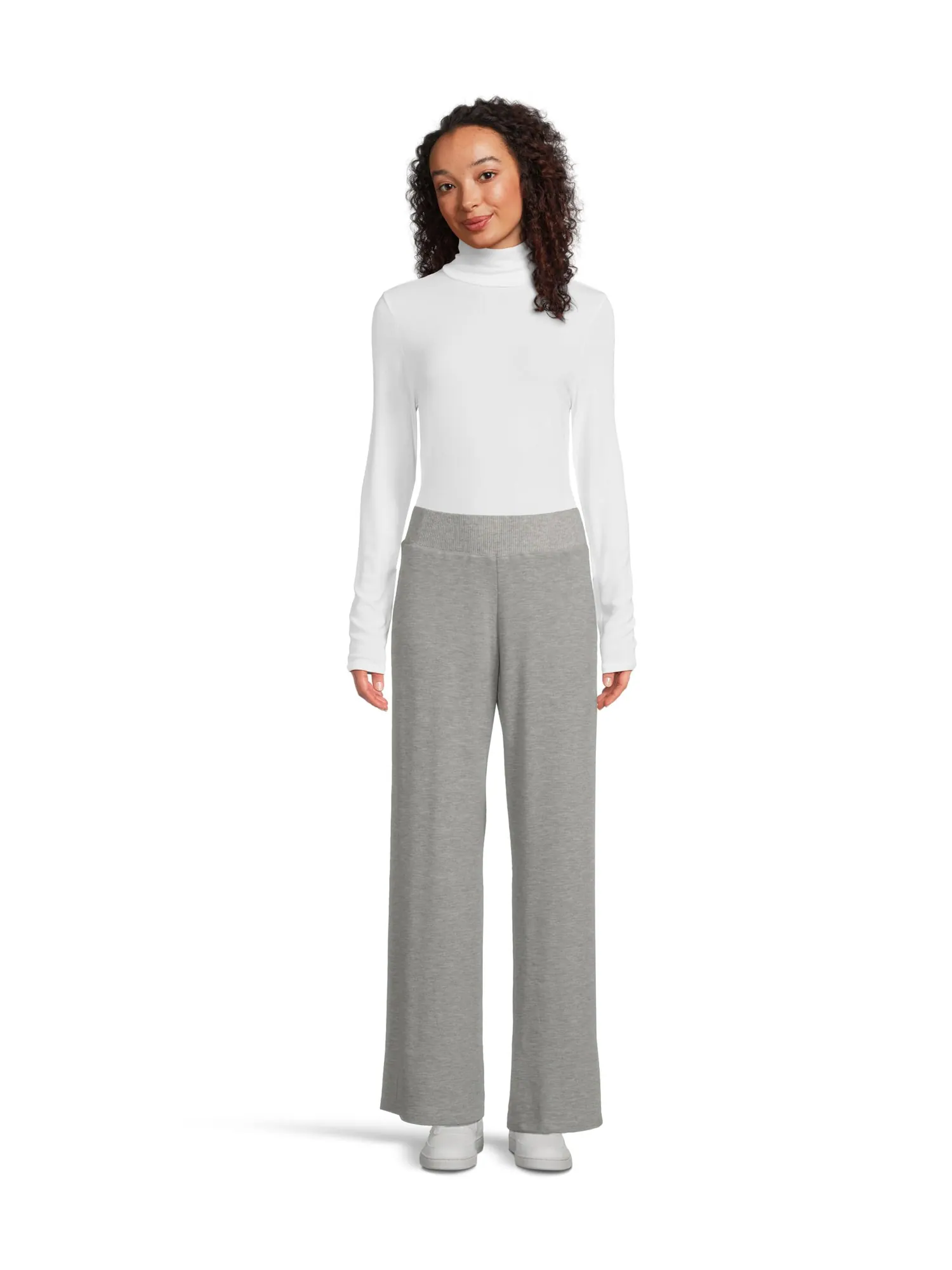 Брюки Michael Stars Jones Wide Leg Pants — изображение 5 из 5, серый
