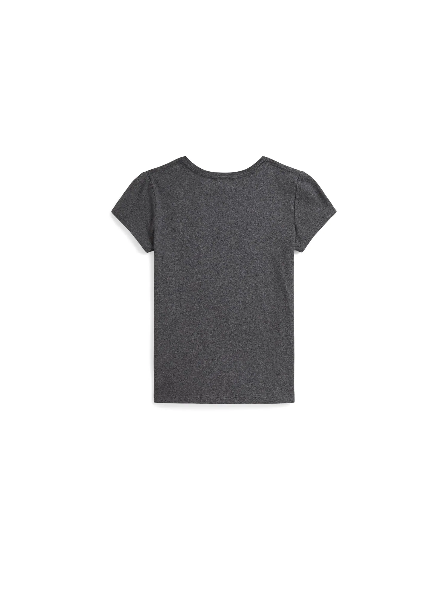 Футболка Polo Ralph Lauren Kids Cotton Jersey Letterman Tee — изображение 2 из 2, серый
