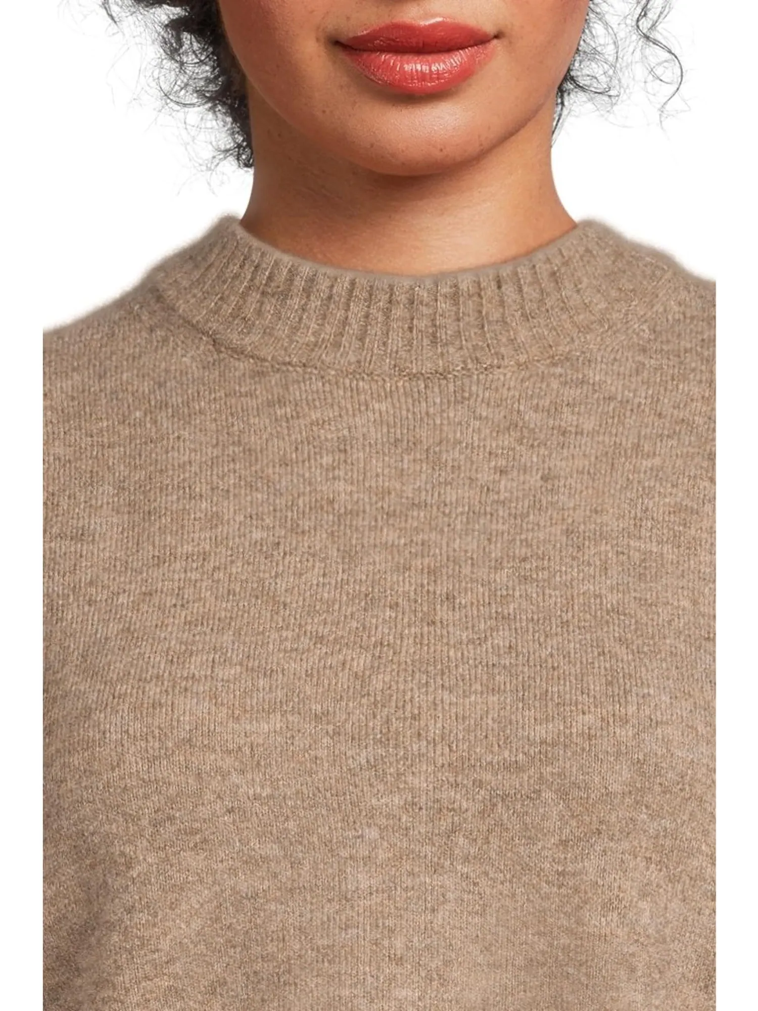 Пуловер Michael Stars Genova Puff Sleeve Pullover — изображение 4 из 5, овсяный