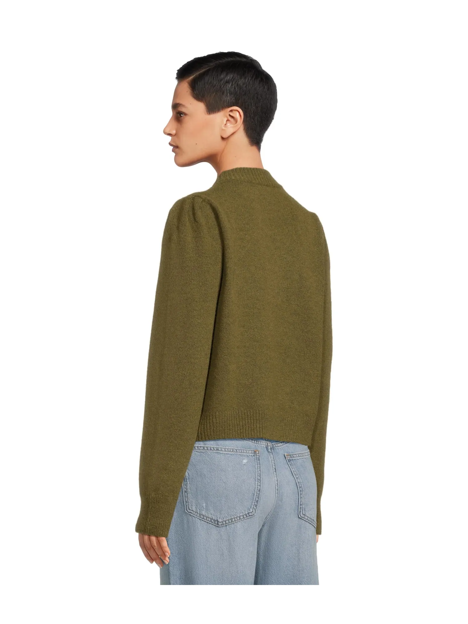 Свитер Michael Stars Genova Puff Sleeve Pullover — изображение 3 из 5, топиарный
