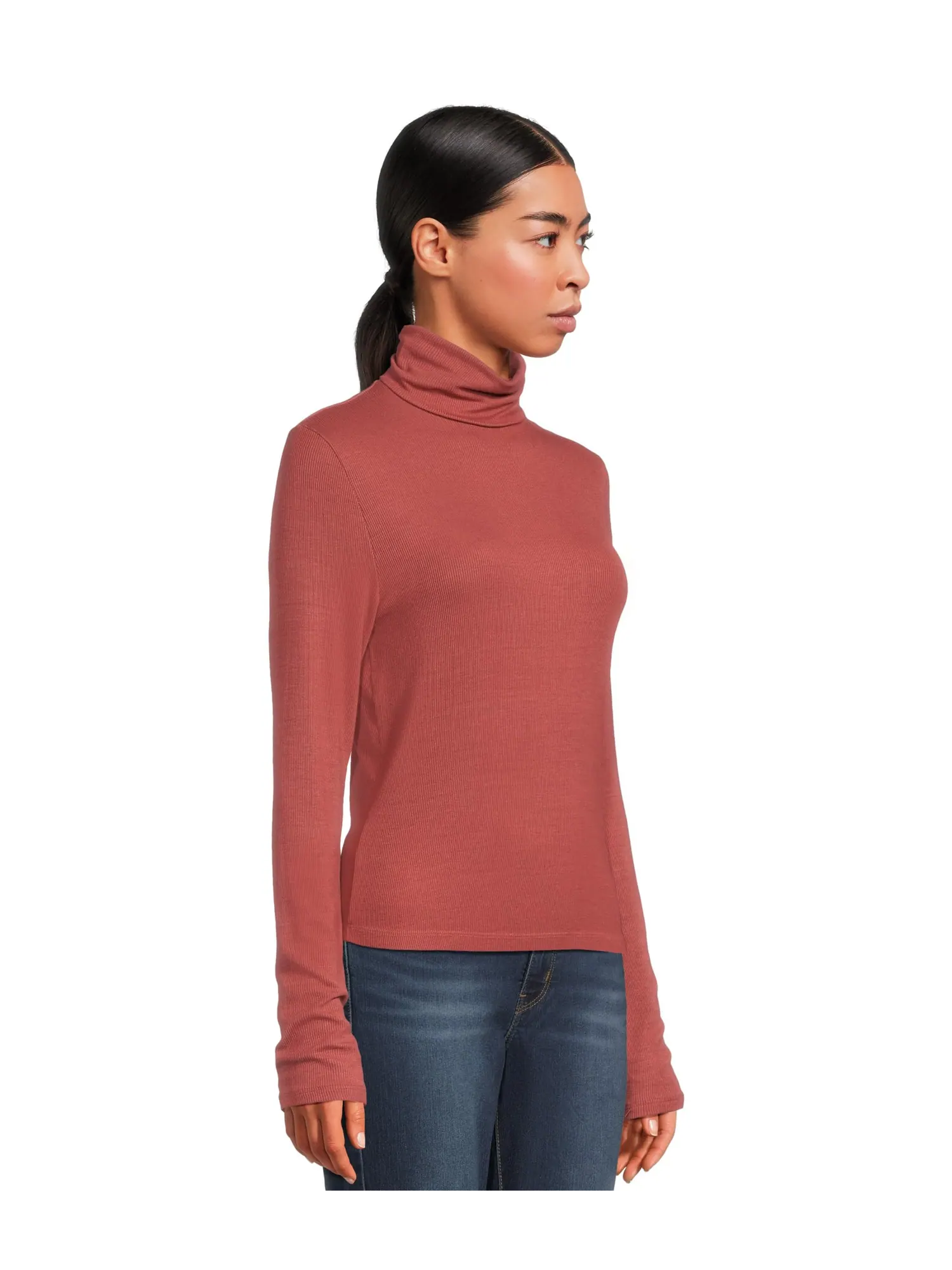 Свитер Michael Stars Tara Crop Turtleneck — изображение 2 из 5, муза
