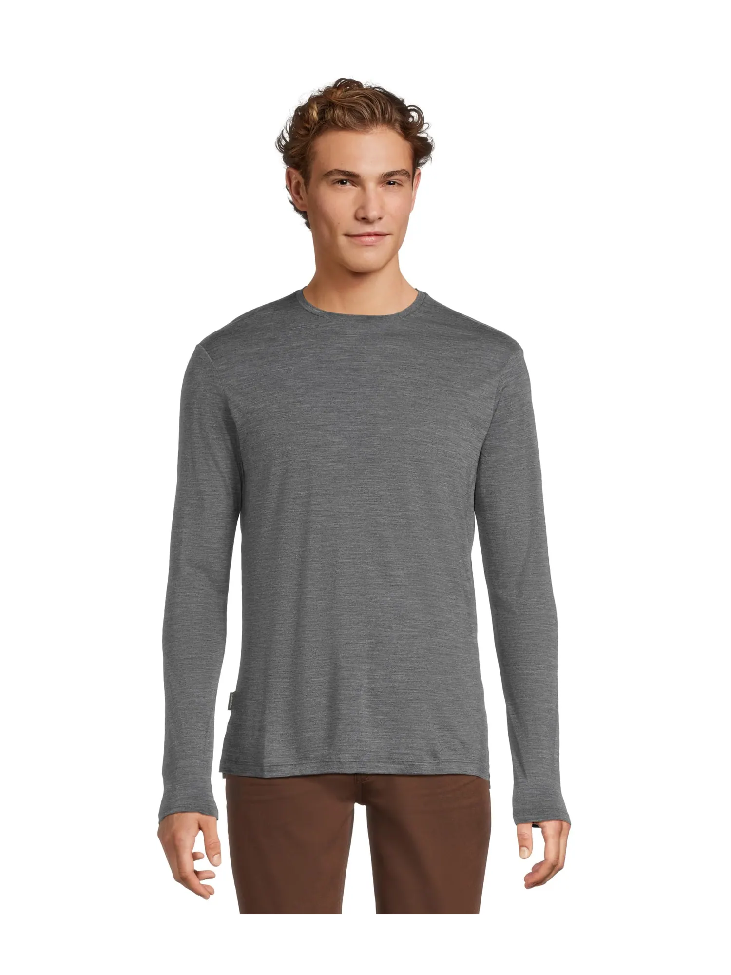 Футболка Icebreaker 125 Cool-Lite Sphere III Long Sleeve Tee — изображение 1 из 5, темно-синий