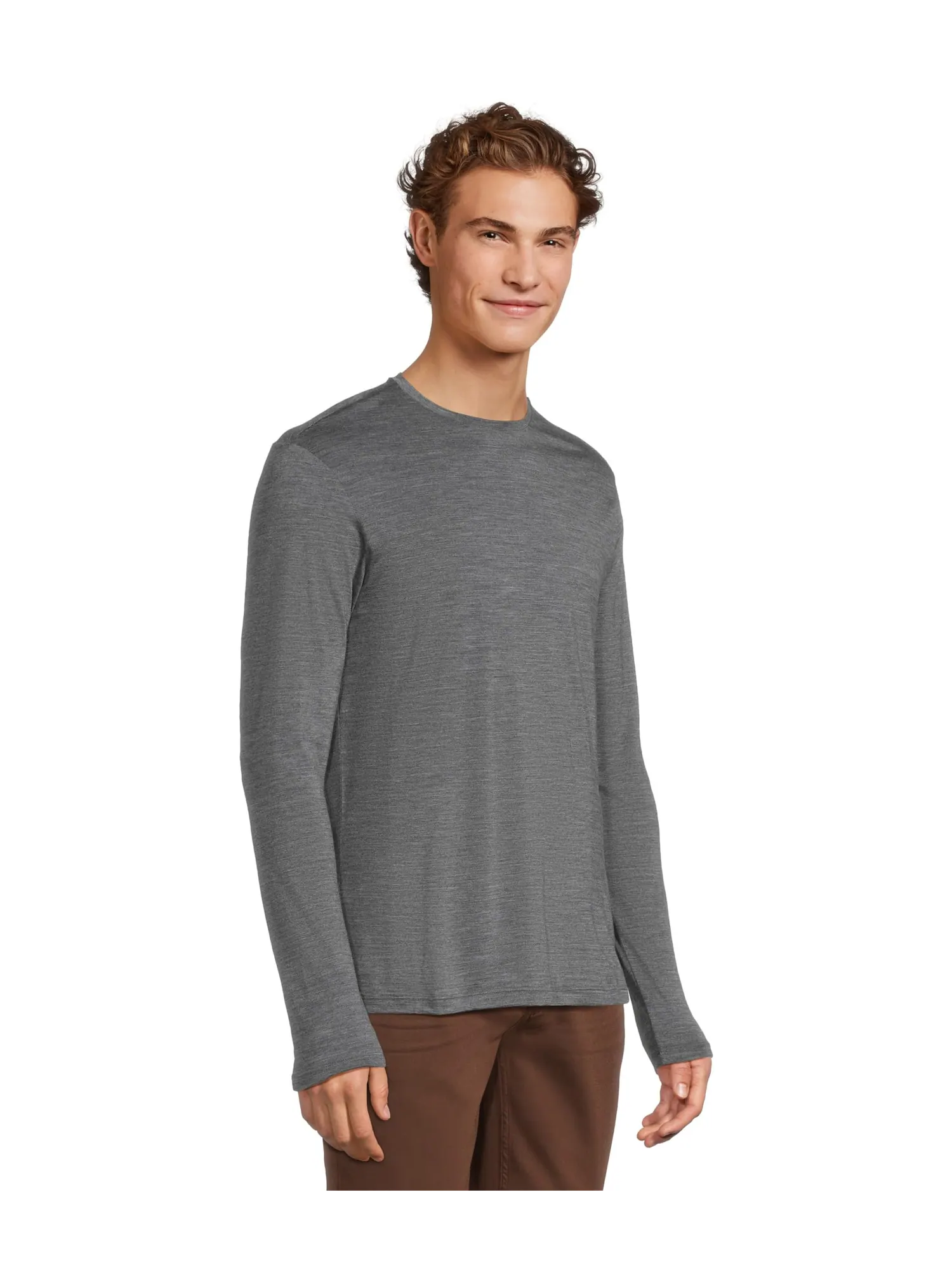 Футболка Icebreaker 125 Cool-Lite Sphere III Long Sleeve Tee — изображение 2 из 5, темно-синий