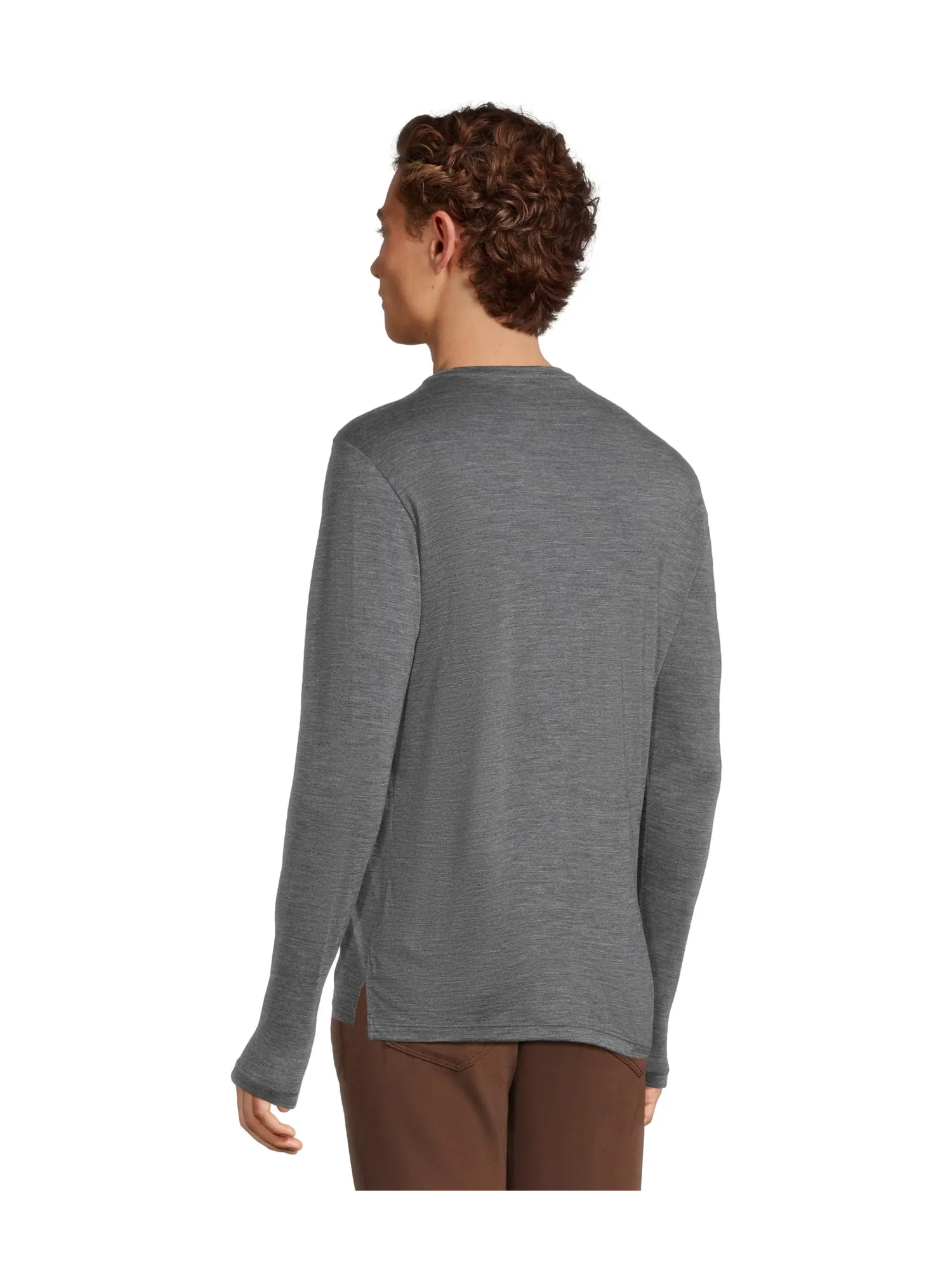 Футболка Icebreaker 125 Cool-Lite Sphere III Long Sleeve Tee — изображение 3 из 5, темно-синий