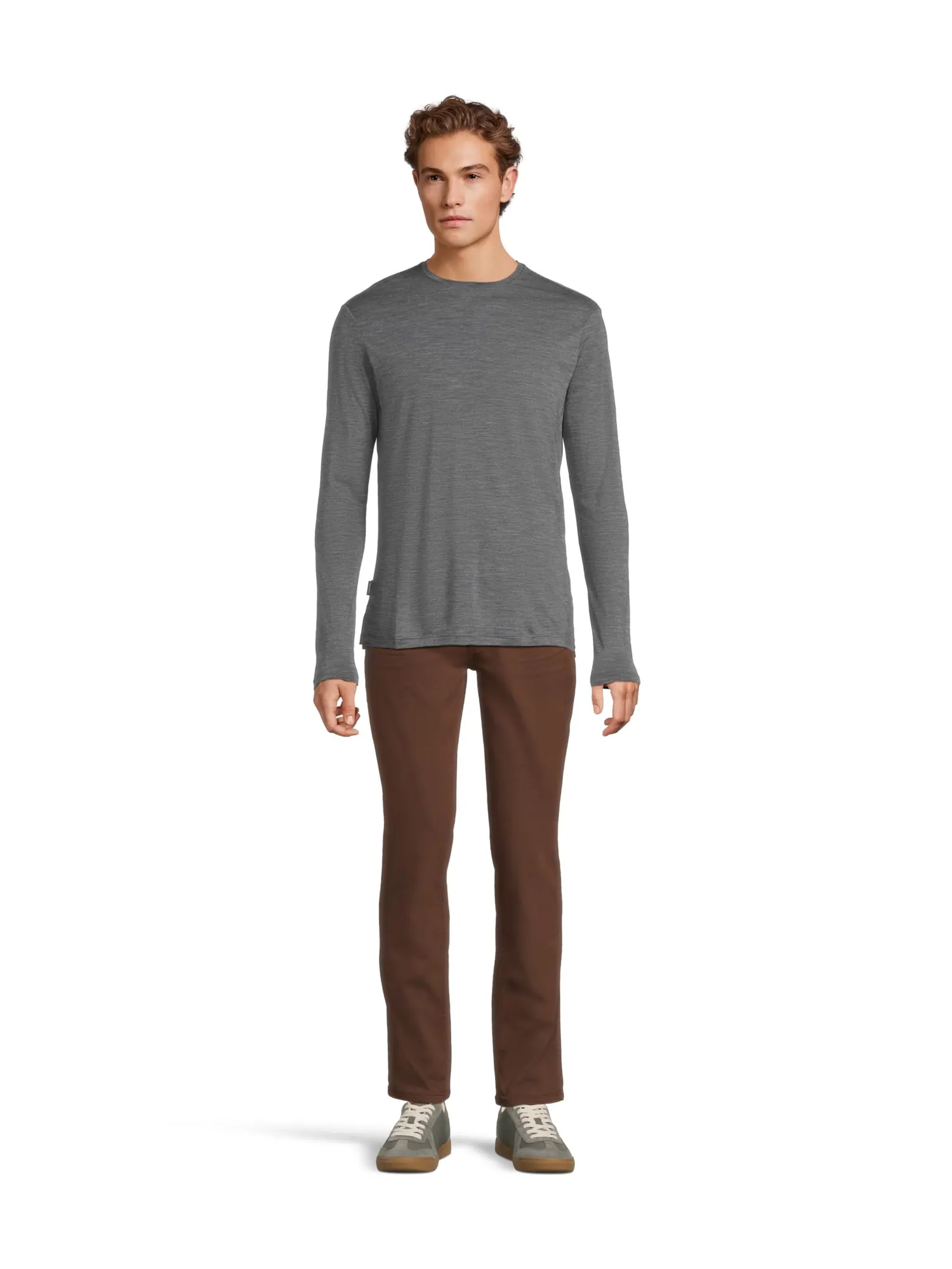 Футболка Icebreaker 125 Cool-Lite Sphere III Long Sleeve Tee — изображение 5 из 5, темно-синий
