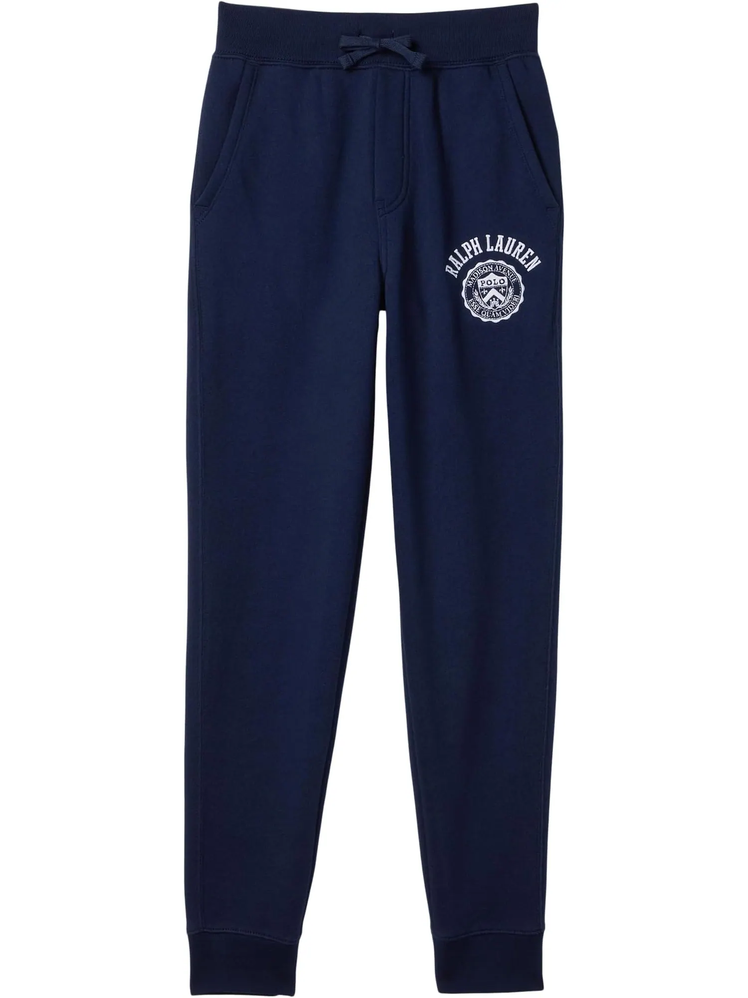 Брюки Polo Ralph Lauren Kids Logo Fleece Jogger Pants — изображение 1 из 1, темно-синий