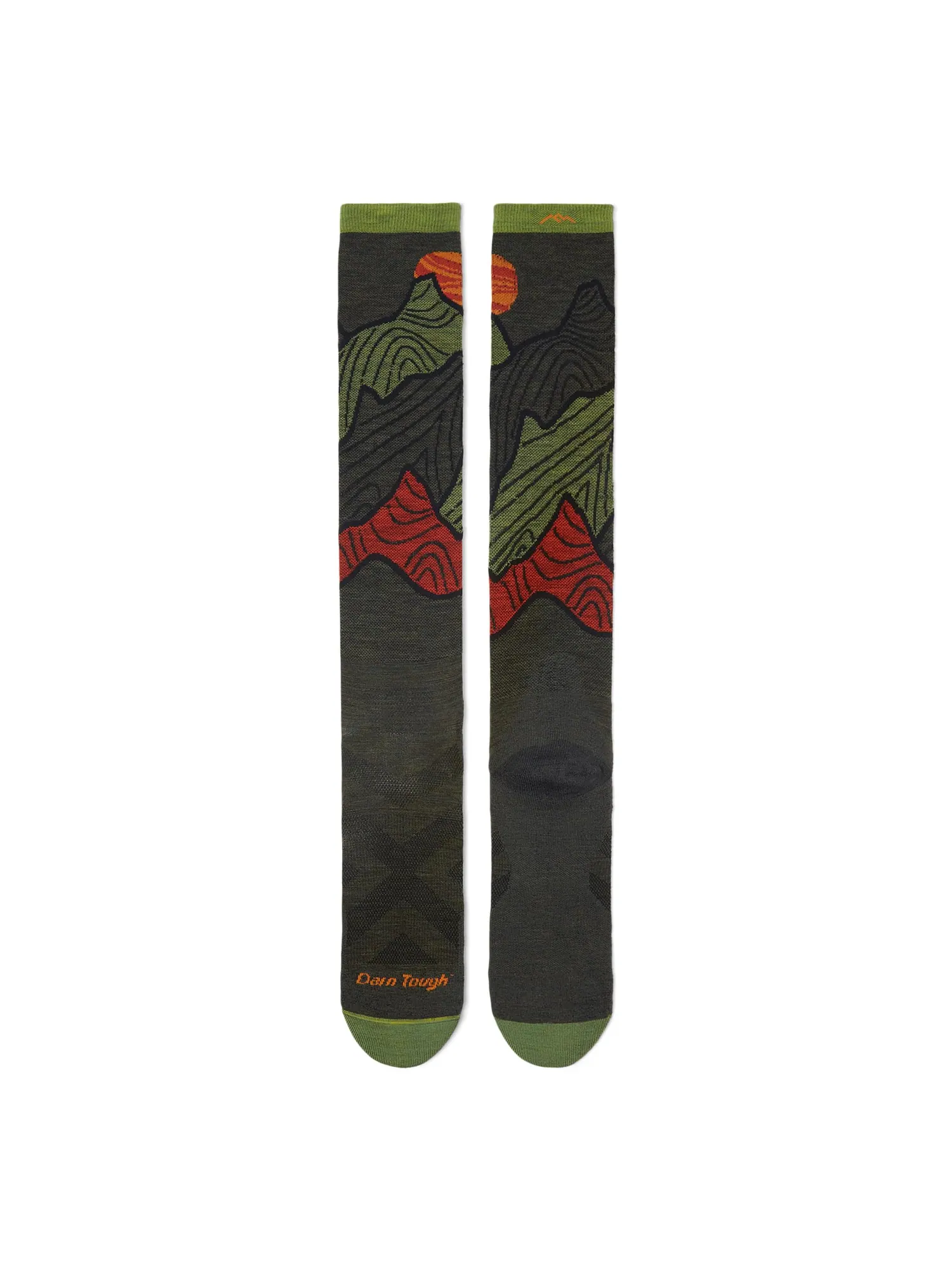 Носки Darn Tough Vermont Titan OTC Lightweight with Cushion — изображение 2 из 2, лесной
