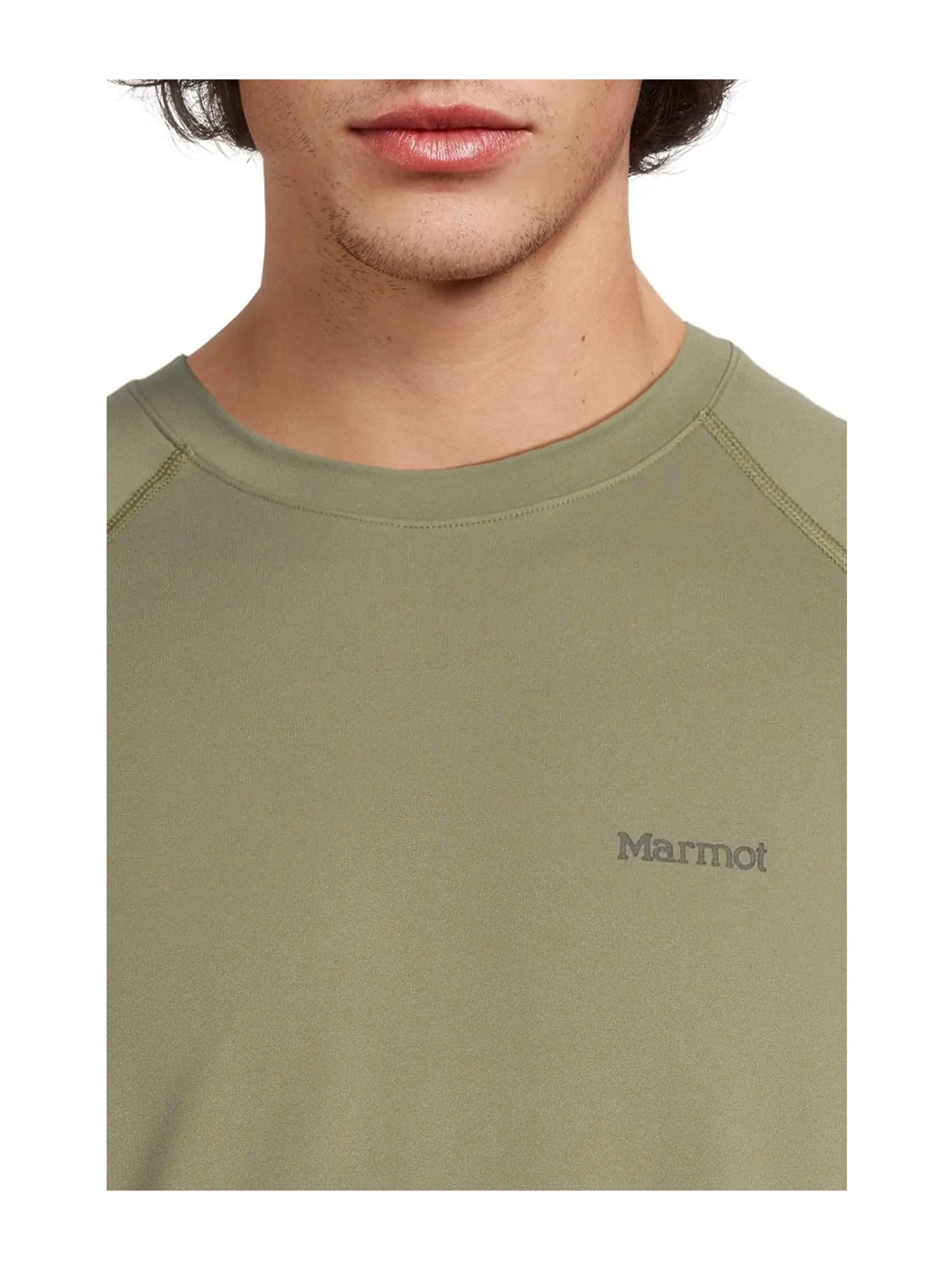 Лонгслив Marmot Windridge Long Sleeve — изображение 4 из 5, оливковый