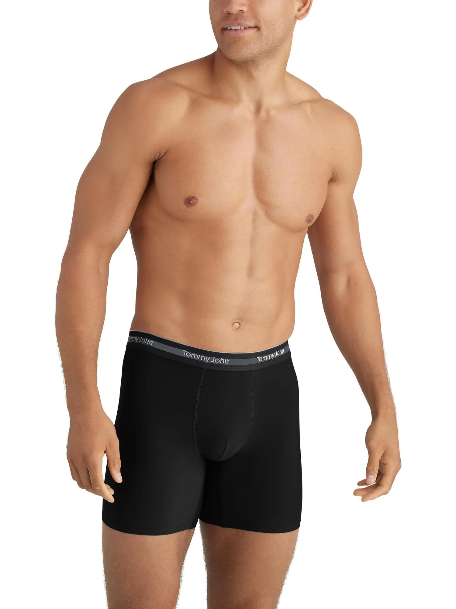 Боксеры Tommy John Comfort Micro 6" Boxer Brief 3-Pack — изображение 2 из 3, черный