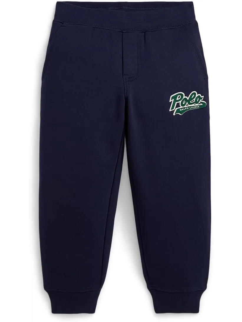 Брюки Polo Ralph Lauren Kids Logo Fleece Jogger Pants — изображение 1 из 2, темно-синий