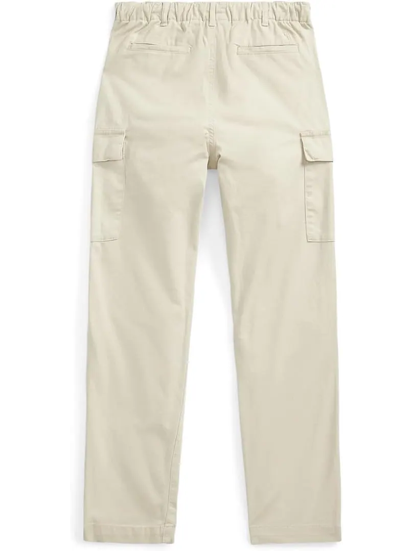 Брюки Polo Ralph Lauren Kids Stretch Chino Cargo Pants — изображение 2 из 2, серый