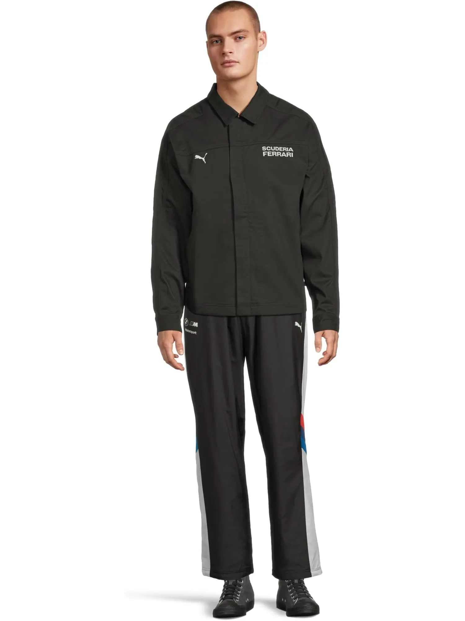Брюки PUMA Bmw M Motorsport Woven Pants — изображение 5 из 5, черный
