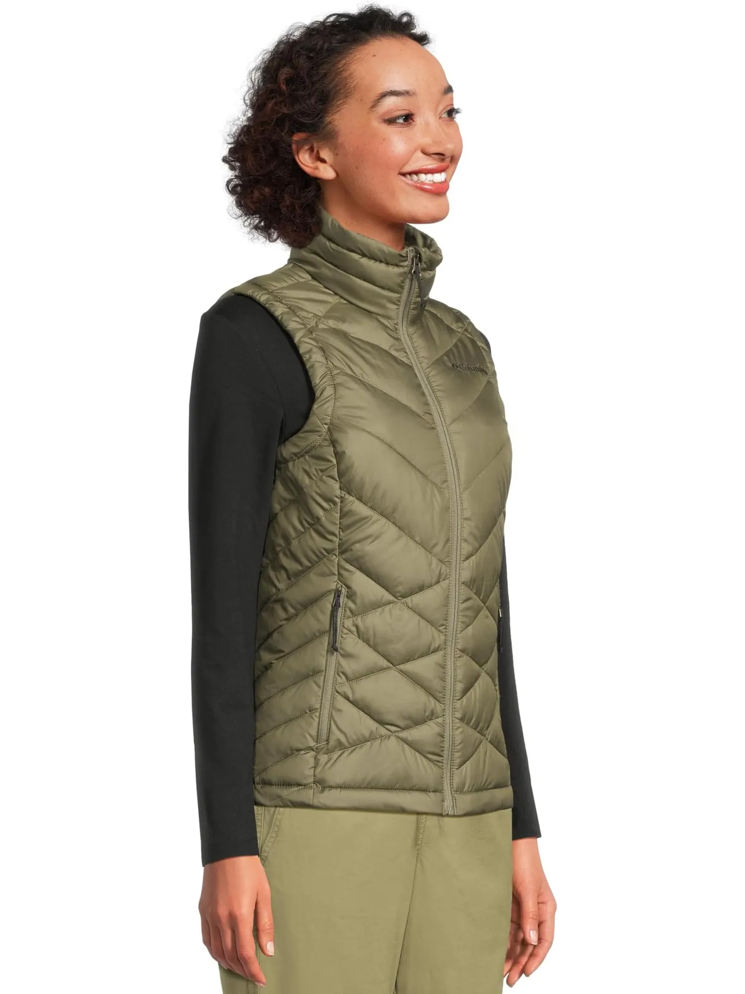 Жилет Columbia Heavenly II Vest — изображение 2 из 6, зеленый