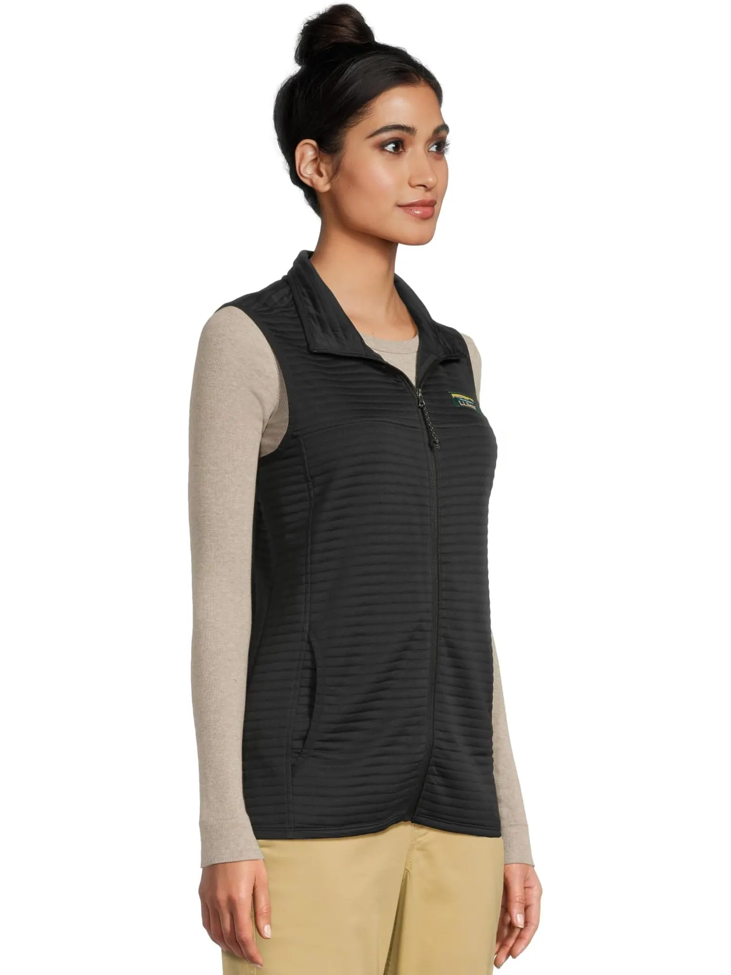 Жилет L.L.Bean Airlight Knit Vest — изображение 2 из 5, черный