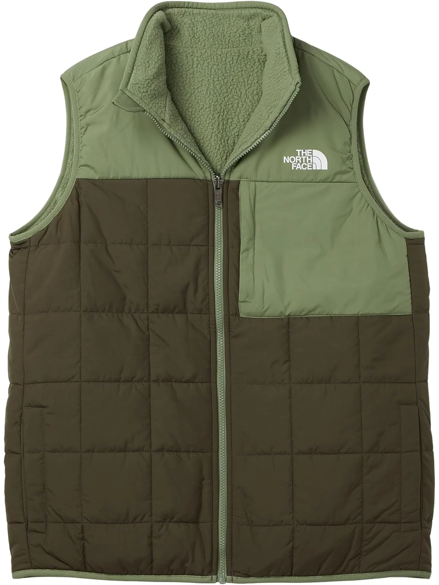 Жилет The North Face Kids Reversible Shasta Vest — изображение 1 из 2, зеленый