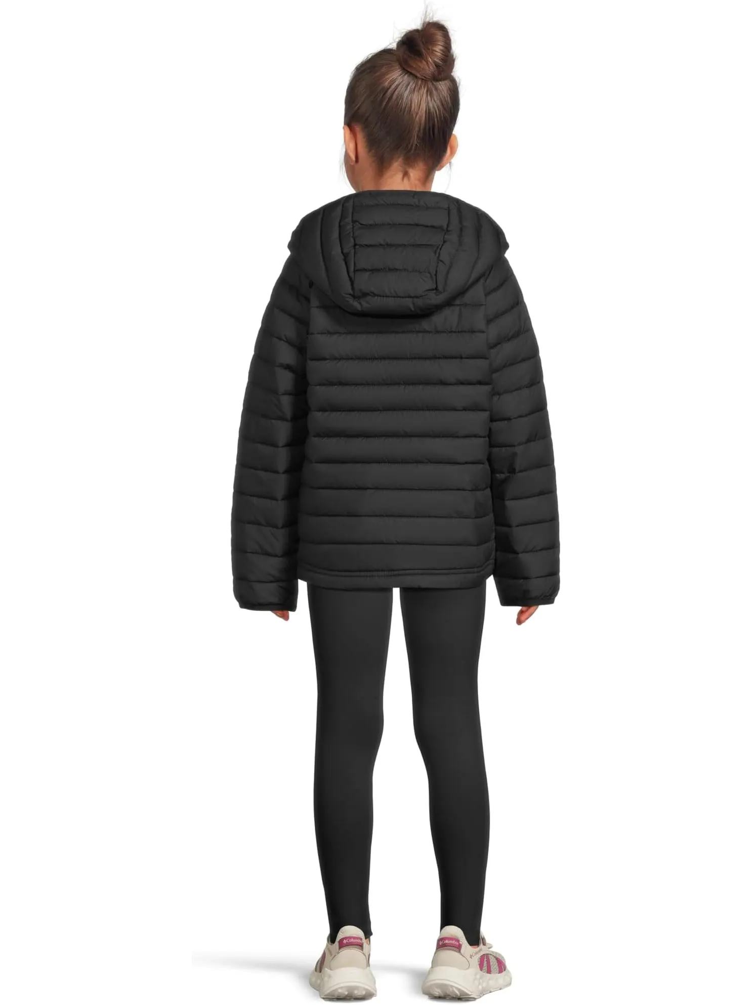 Куртка Columbia Kids Powder Lite II Hooded Jacket — изображение 2 из 3, черный