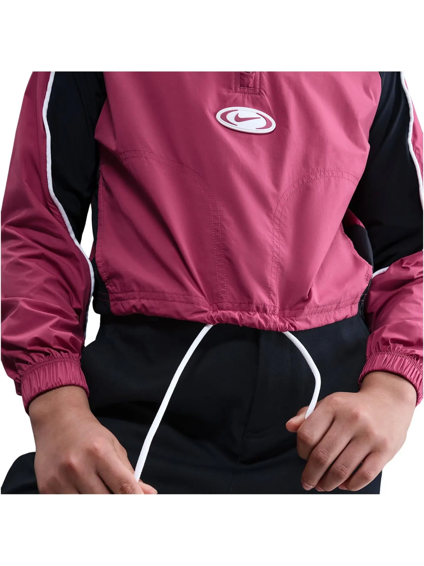Куртка Nike Kids Sportswear Track Jacket — изображение 3 из 4, черный/белый