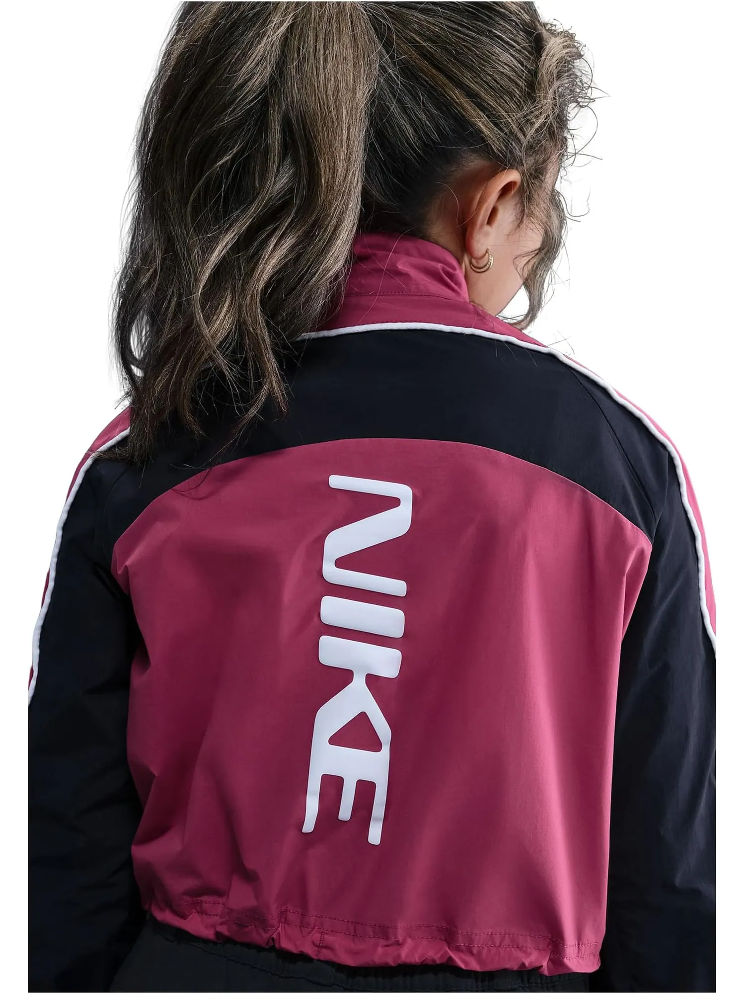 Куртка Nike Kids Sportswear Track Jacket — изображение 4 из 4, черный/белый