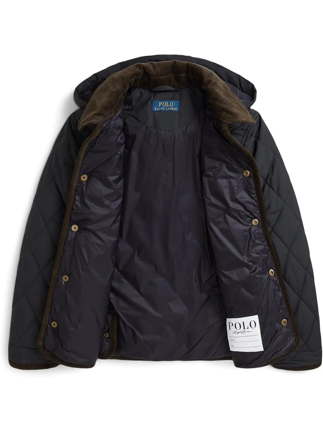 Куртка Polo Ralph Lauren Kids Hooded Barn Jacket — изображение 3 из 4, черный