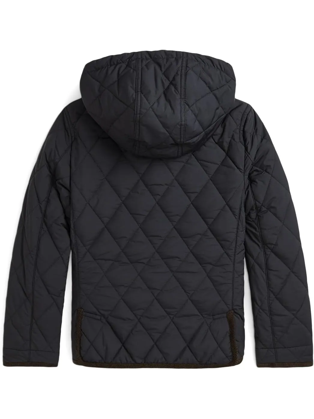 Куртка Polo Ralph Lauren Kids Hooded Barn Jacket — изображение 4 из 4, черный