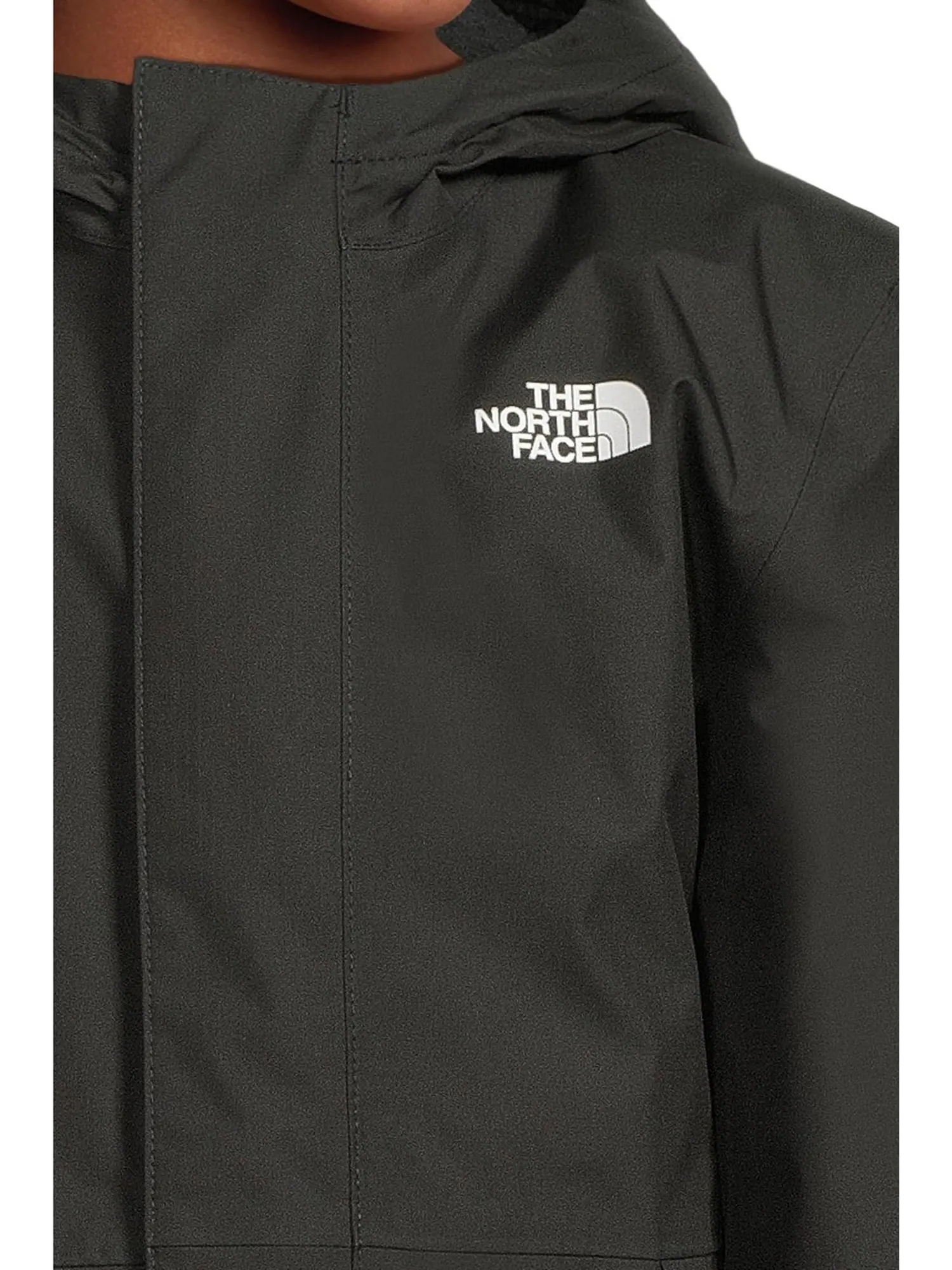 Куртка The North Face Kids Warm Antora Rain Jacket — изображение 3 из 4, черный/черный