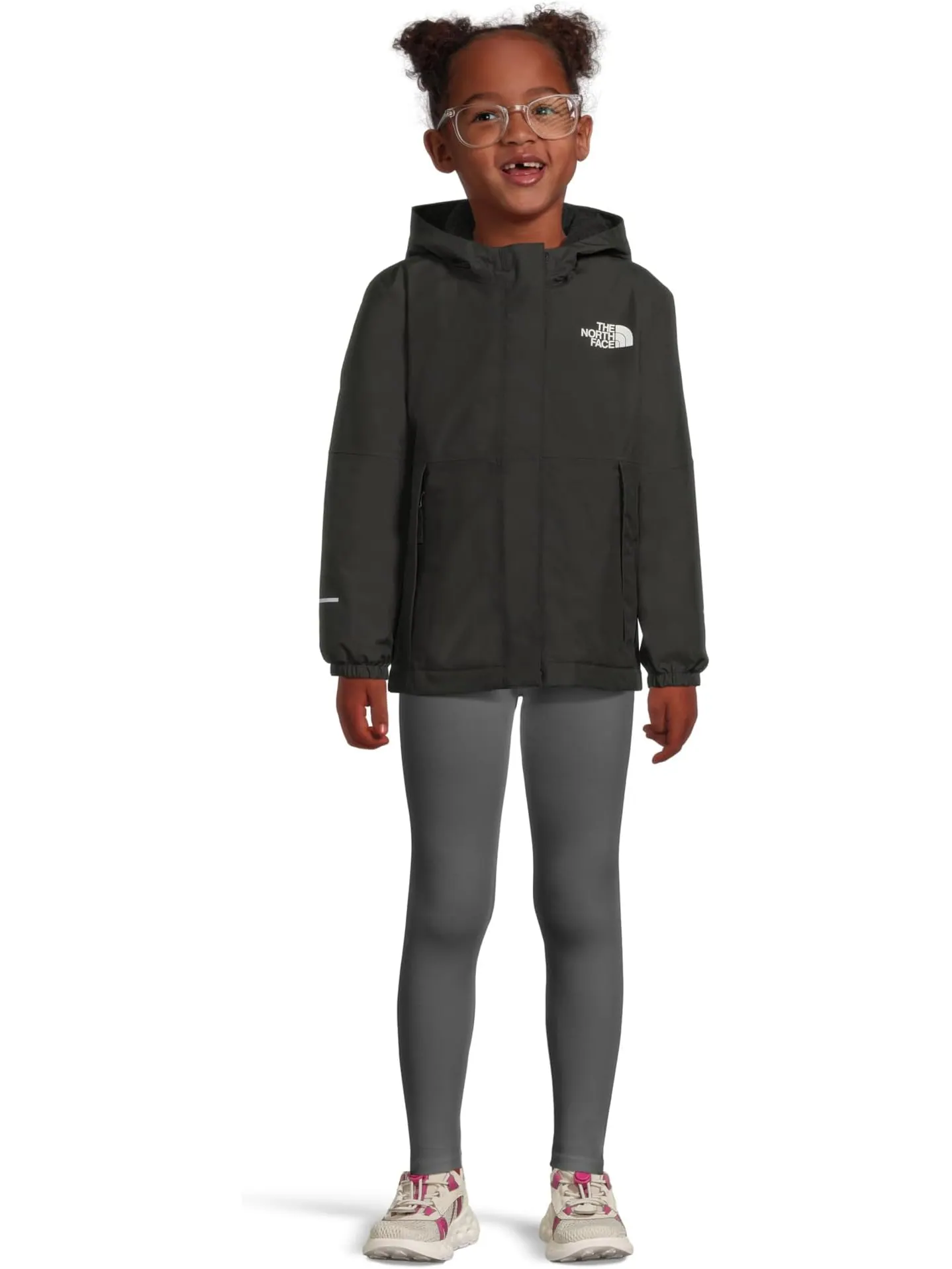 Куртка The North Face Kids Warm Antora Rain Jacket — изображение 4 из 4, черный/черный