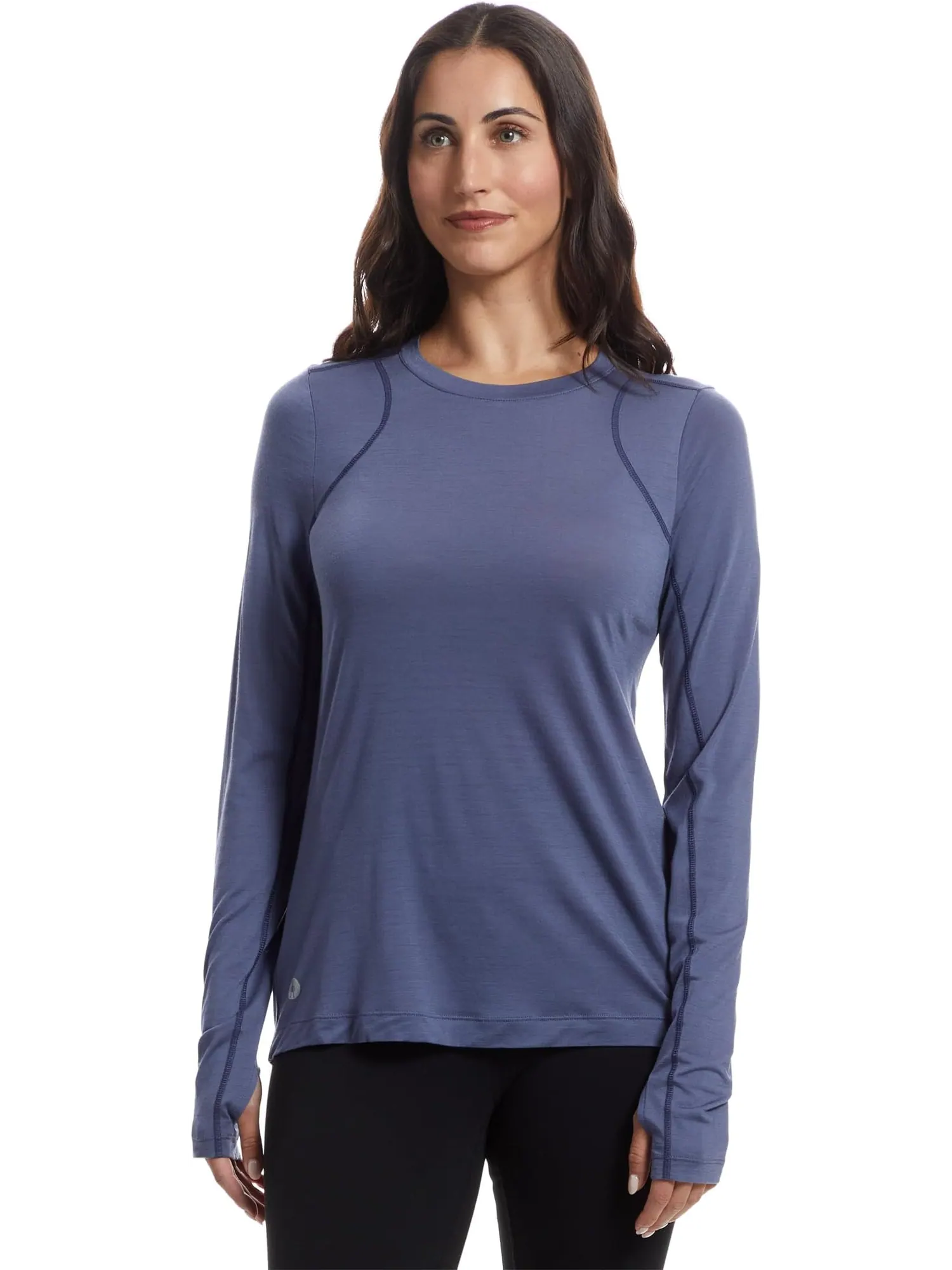 Лонгслив Smartwool Active Long Sleeve — изображение 1 из 5, синий
