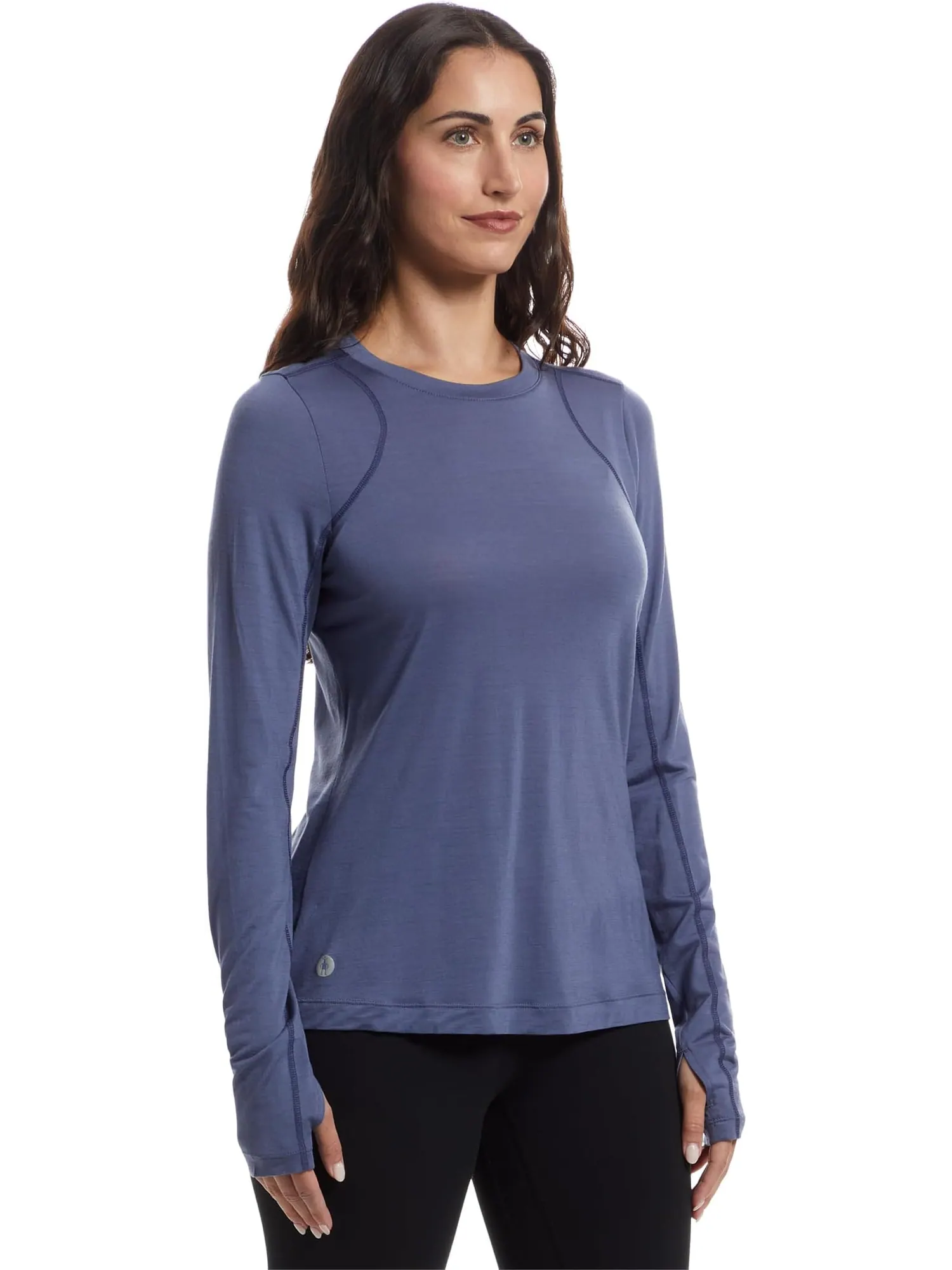 Лонгслив Smartwool Active Long Sleeve — изображение 2 из 5, синий