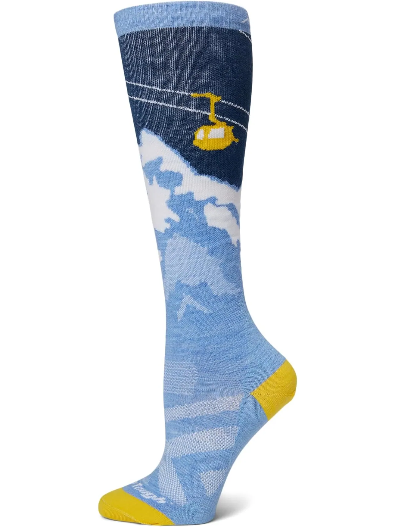 Носки Darn Tough Vermont Yeti Light Socks — изображение 1 из 2, синий