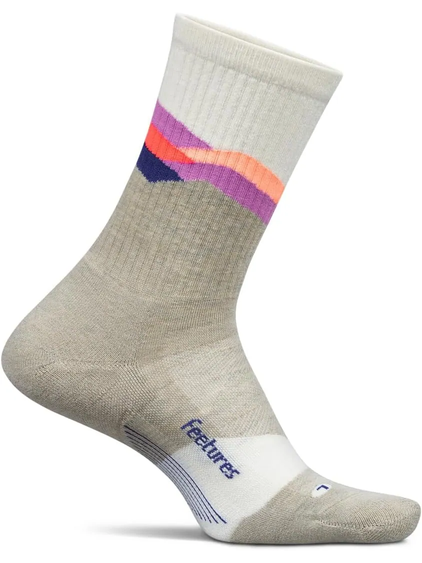 Носки Feetures Unisex Trail Max Cushion Mini Crew — изображение 2 из 2, кремовый