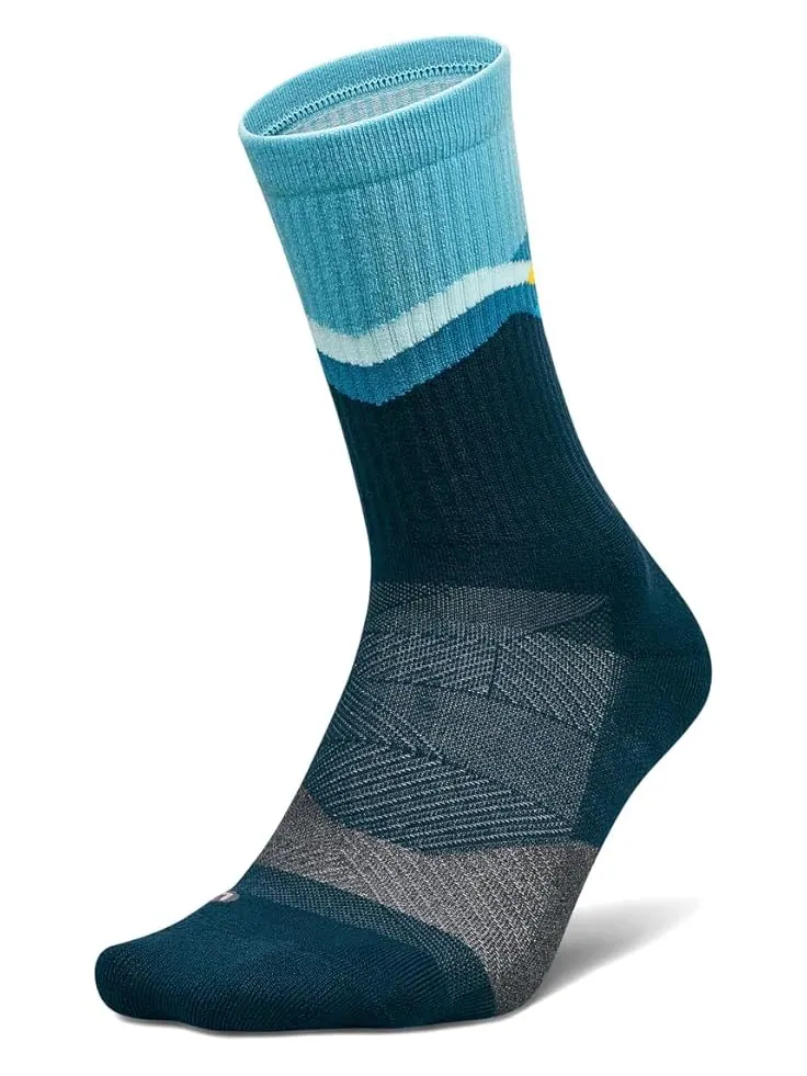 Унисекс носки Feetures Trail Max Cushion Mini Crew — изображение 1 из 2, синий
