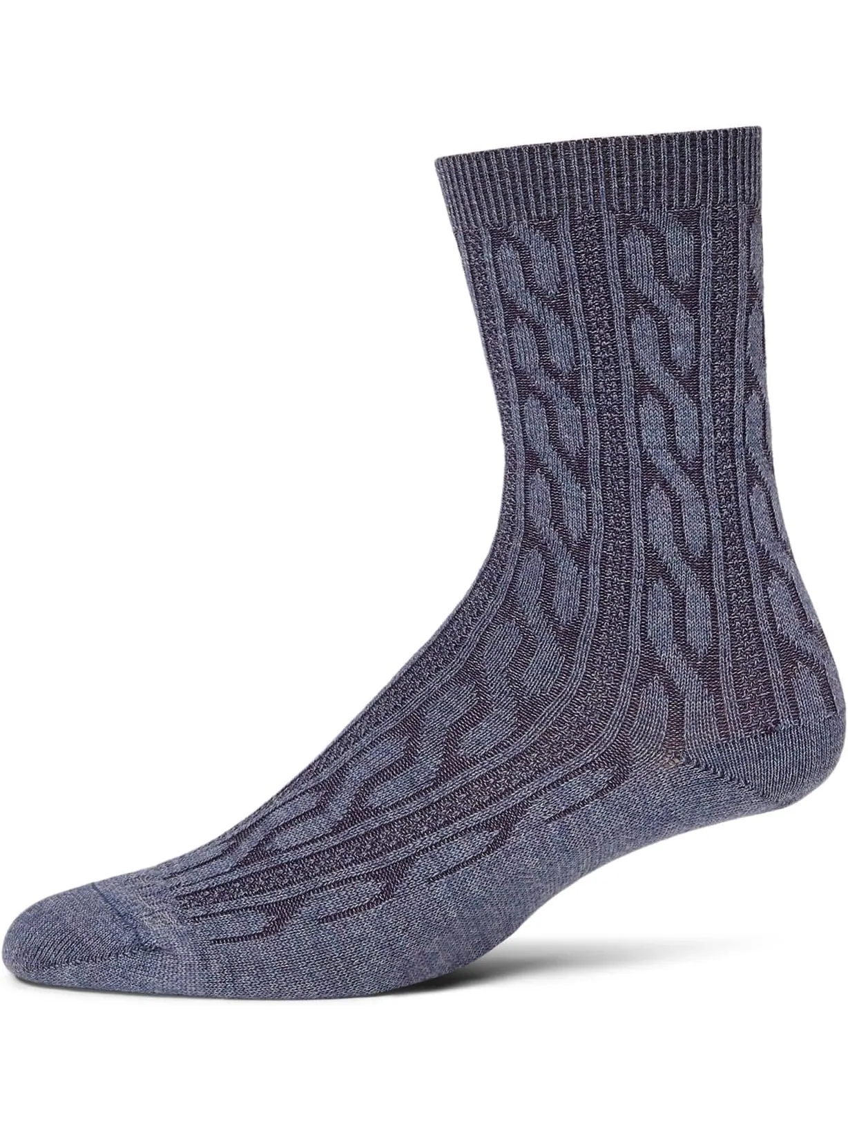 Носки Smartwool Everyday Cable Crew Socks — изображение 1 из 1, фиолетовый