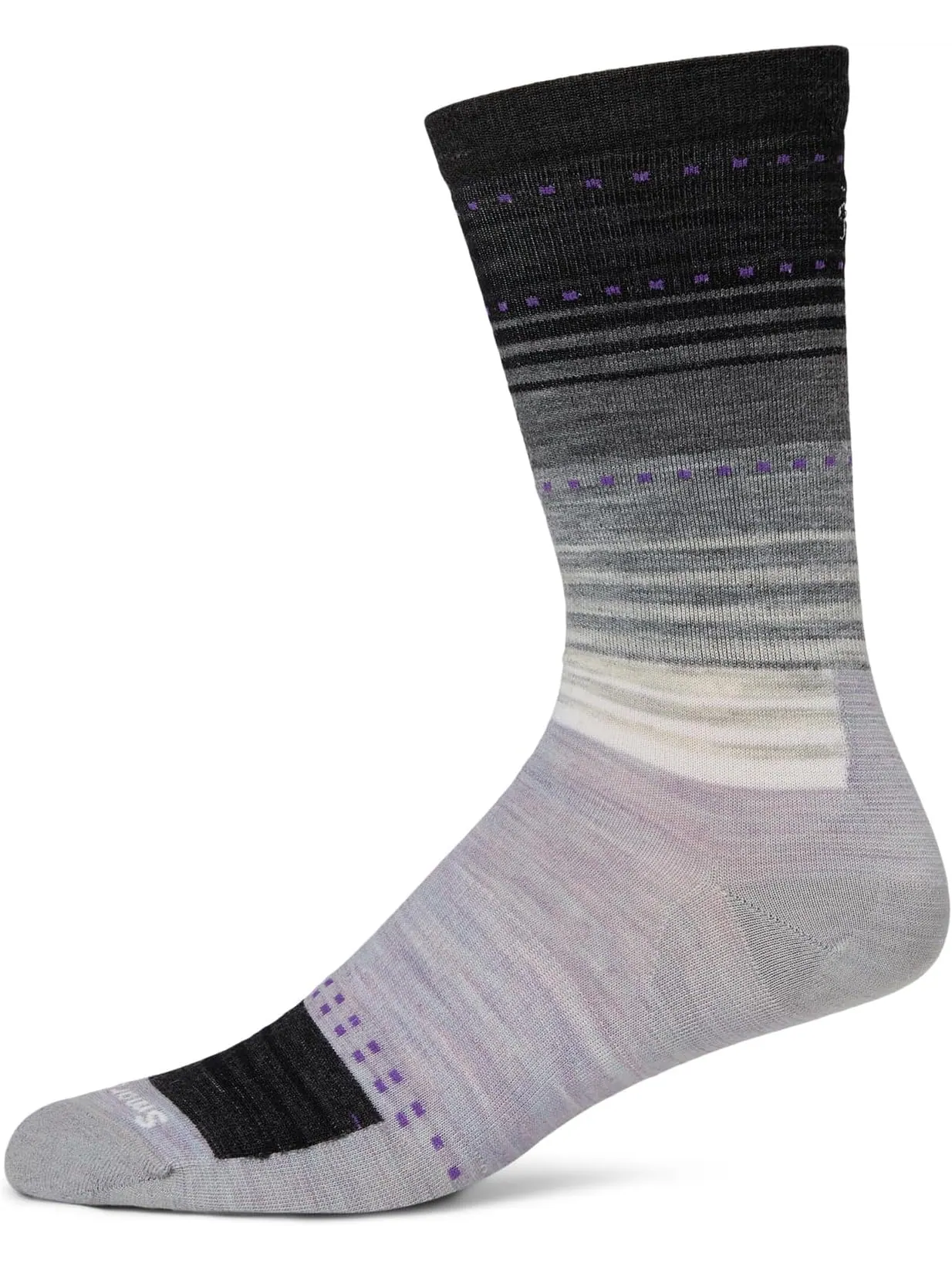 Носки Smartwool Everyday Stitch Stripe Crew — изображение 1 из 1, фиолетовый/черный