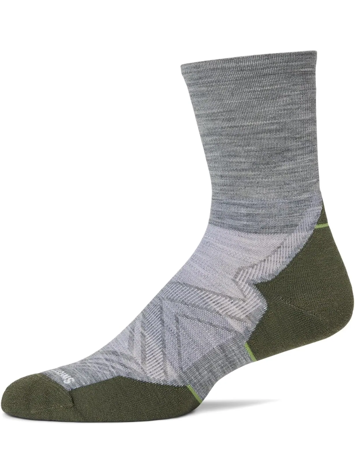 Носки Smartwool Run Targeted Cushion Mid Crew — изображение 1 из 1, светлый серый