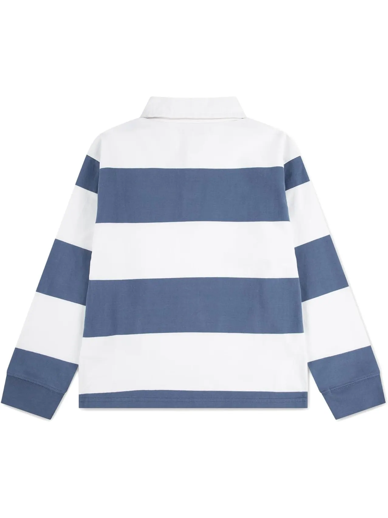 Поло abercrombie kids Long Sleeve Rugby Polo — изображение 2 из 3, винтажный индиго