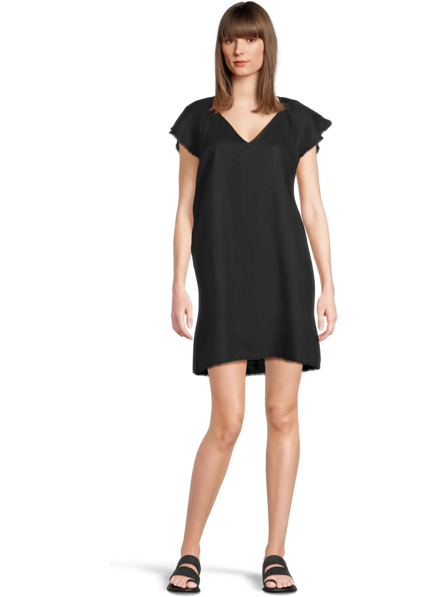 Платье Tommy Bahama Two Palms Flutter Shift Dress — изображение 1 из 4, черный