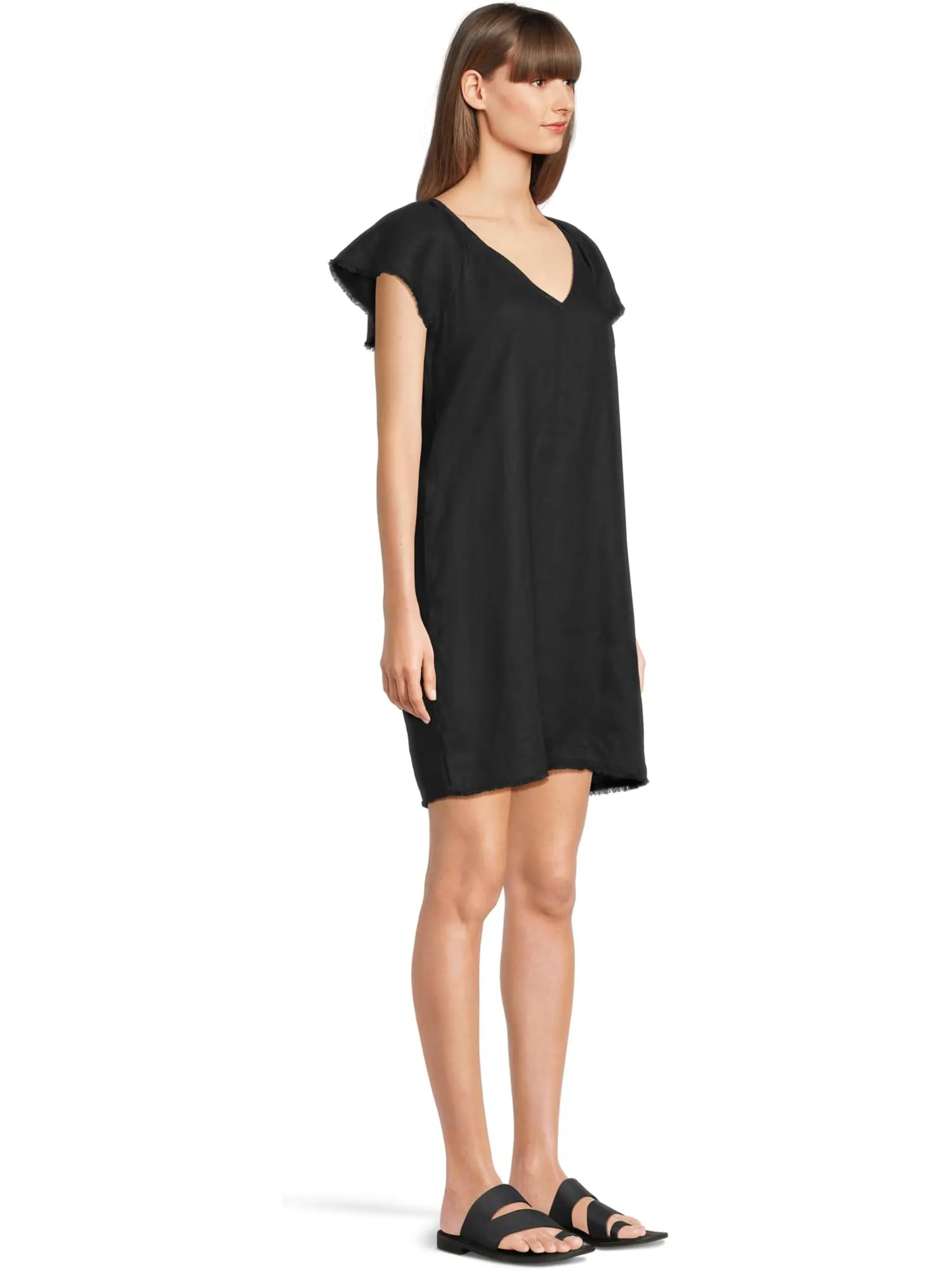 Платье Tommy Bahama Two Palms Flutter Shift Dress — изображение 2 из 4, черный