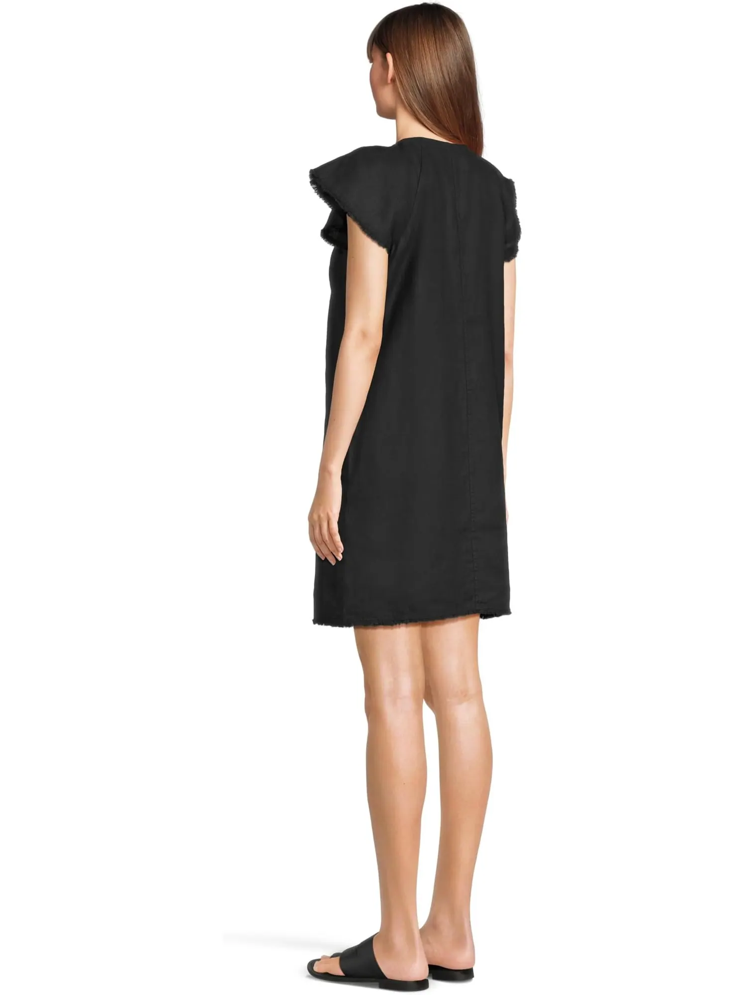 Платье Tommy Bahama Two Palms Flutter Shift Dress — изображение 3 из 4, черный