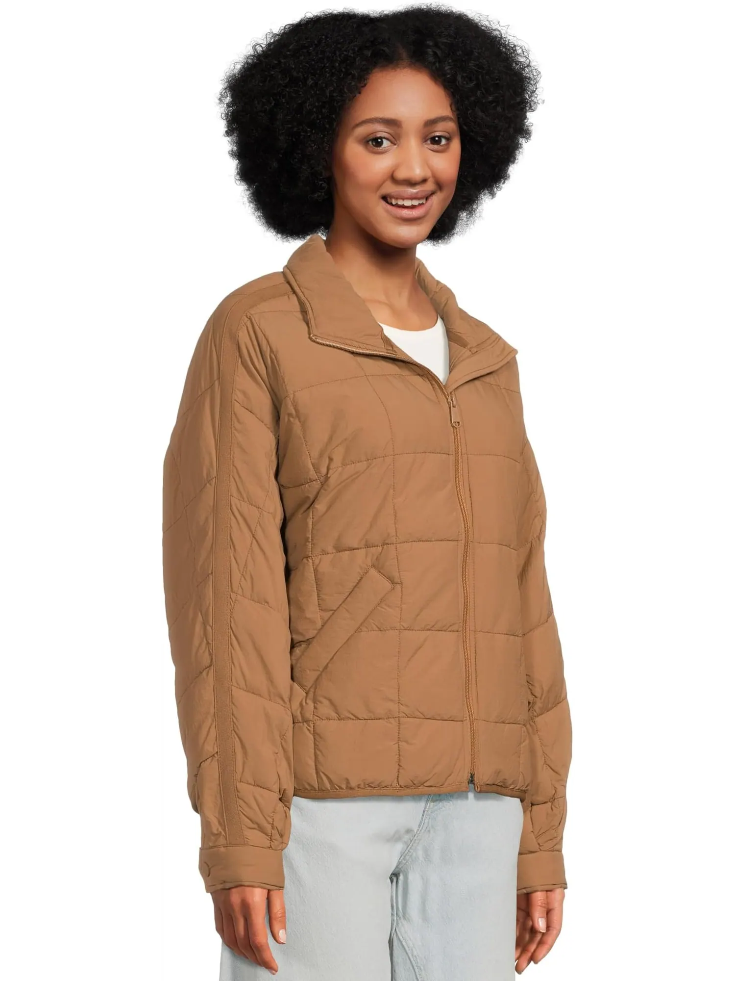 Пуховик FP Movement Pippa Packable Puffer Jac — изображение 2 из 5, коричневый